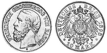 10 Mark 1890-1901