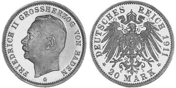 20 Mark 1911-1914