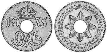 6 Pence 1935