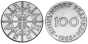 100 Franken 1955