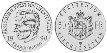 50 Franken 1990