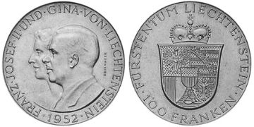 100 Franken 1952
