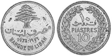 10 Piastres 1968-1975