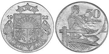 50 Santimu 1922