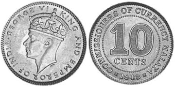 10 Cents 1943-1945