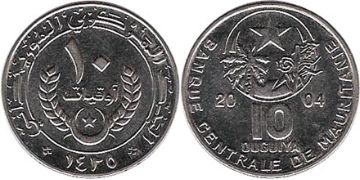 10 Ouguiya 1973-2004
