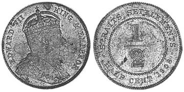 1/2 Cent 1904-1908
