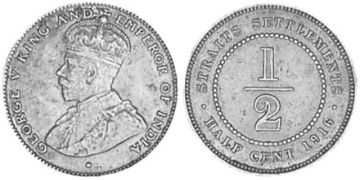 1/2 Cent 1916