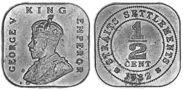 1/2 Cent 1932