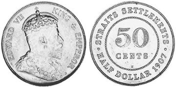 50 Cents 1907-1908