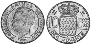 10 Francs 1950-1951