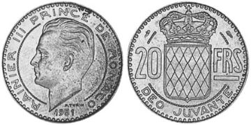 20 Francs 1950-1951