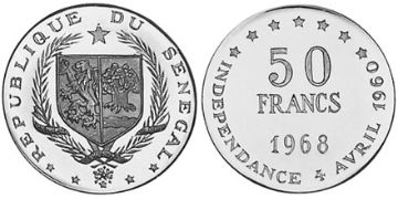 50 Francs 1968