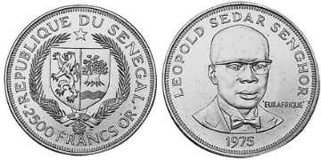 2500 Francs 1975