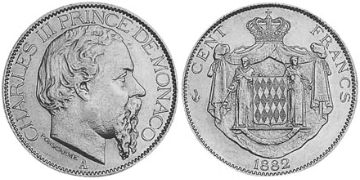 100 Francs 1882-1886
