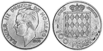 100 Francs 1956