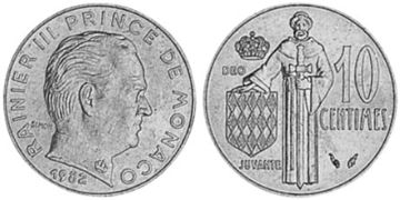 10 Centimes 1962-1995