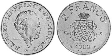 2 Francs 1979-1982