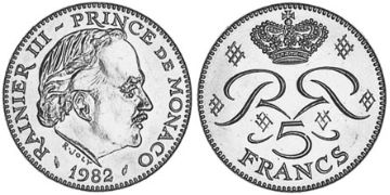 5 Francs 1971-1995