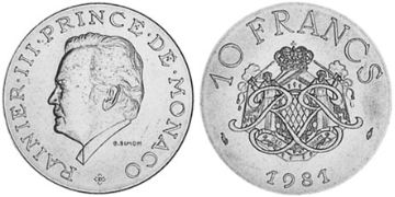 10 Francs 1975-1982