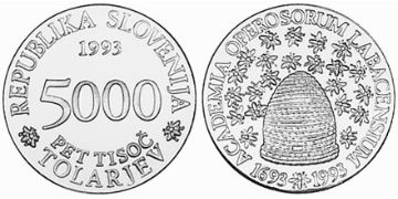 5000 Tolarjev 1993