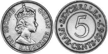 5 Cents 1964-1971