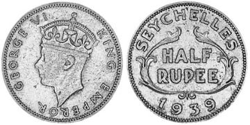 1/2 Rupie 1939