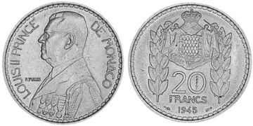 20 Francs 1945