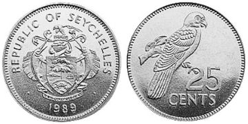 25 Cents 1989-1992