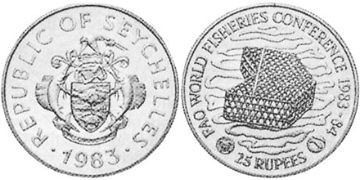 25 Rupies 1983