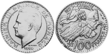 100 Francs 1950