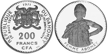 200 Franků 1971