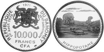 10000 Franků 1971