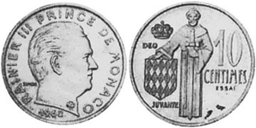 10 Centimes 1962