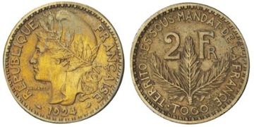 2 Francs 1924-1925