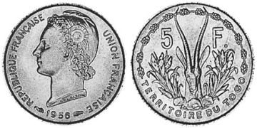5 Francs 1956