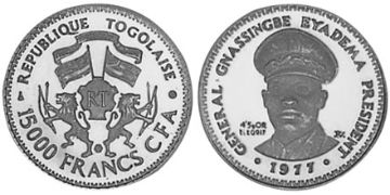 15000 Francs 1977