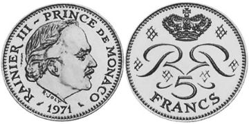 5 Francs 1971