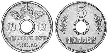 5 Heller 1913-1914