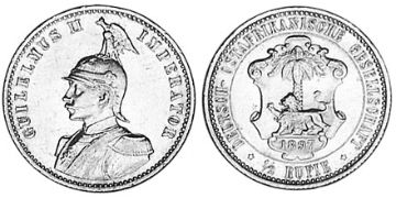 1/2 Rupie 1891-1901