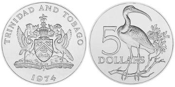 5 Dollars 1971-1975