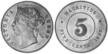 5 Cents 1877-1897