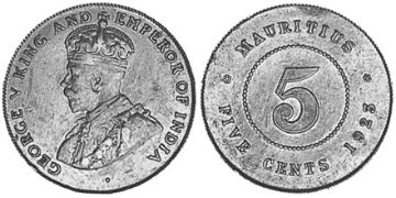5 Cents 1917-1924