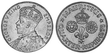 1/4 Rupie 1934-1936