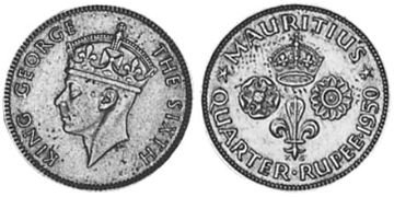 1/4 Rupie 1950-1951