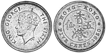 5 Cents 1949-1950