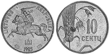 10 Centu 1925