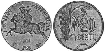 20 Centu 1925