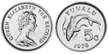 5 Cents 1976-1985