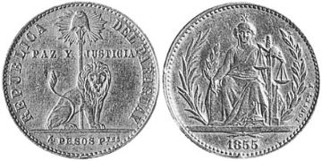 4 Pesos Fuertes 1867